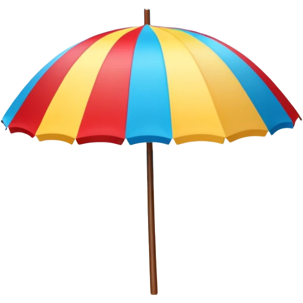 summer beach colorfull umbrella emoji