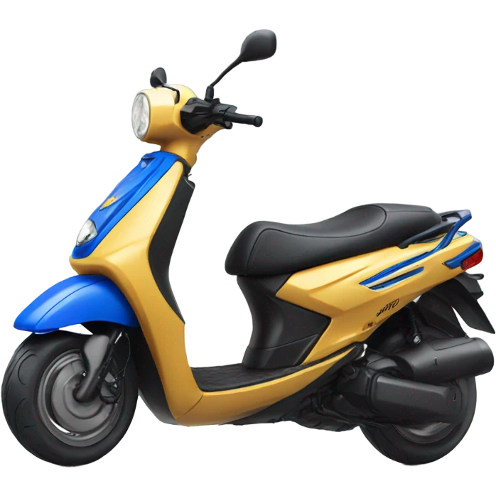 Aladdin on a scooter Yamaha  emoji