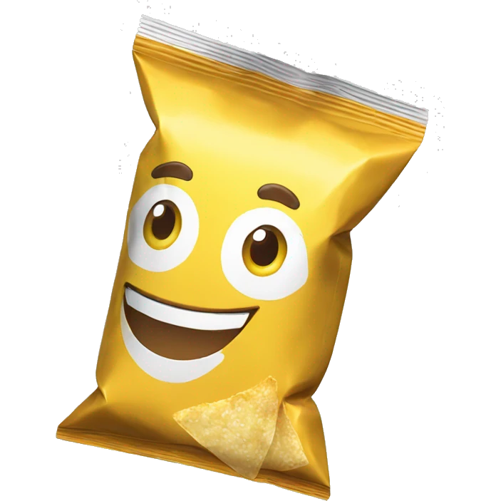 crisps package emoji