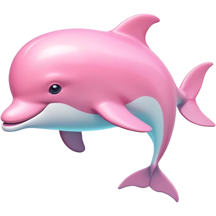 Pastel-pink-colors-dolphin emoji