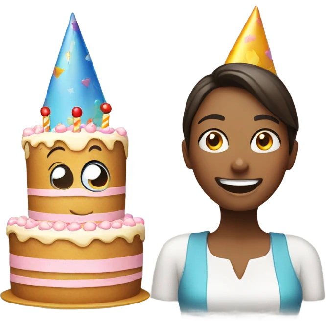 Happy birthday using my woman emoji  emoji