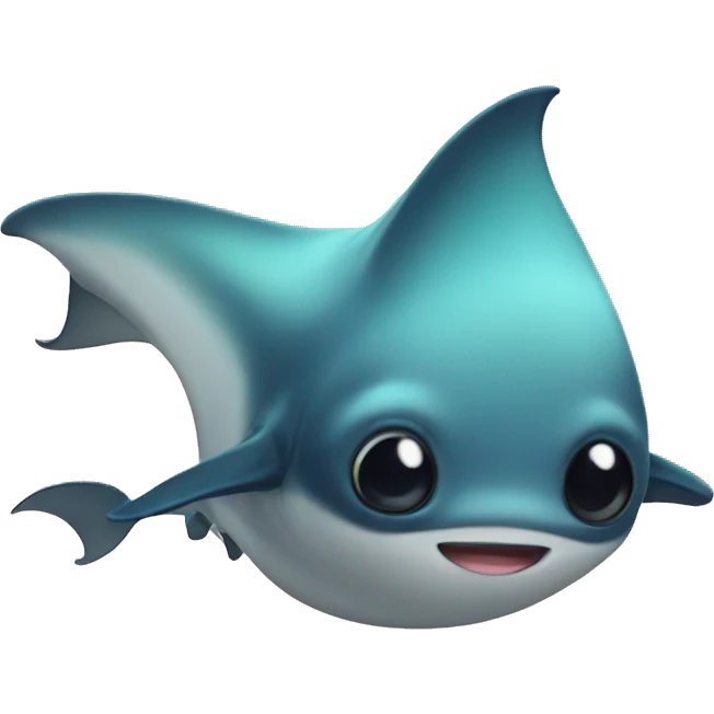 Cute little Manta  emoji