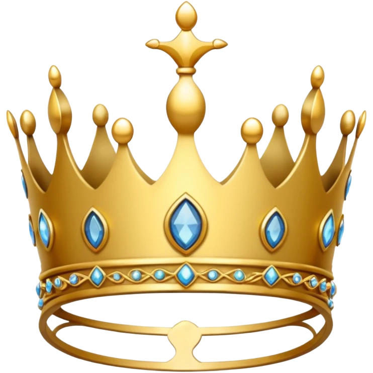 delicate princess crown emoji