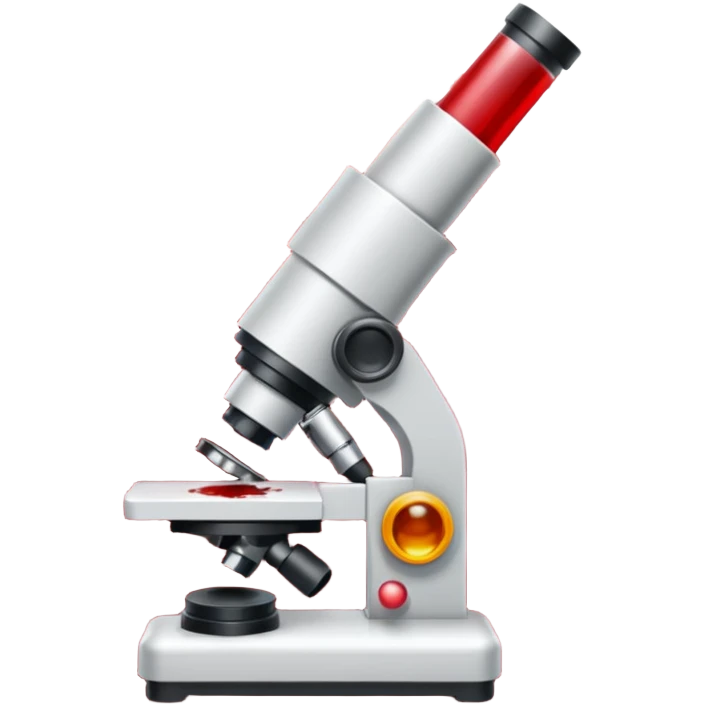 sangue no microscopio emoji