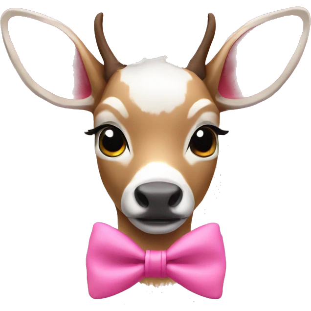 fallow with pink bow emoji