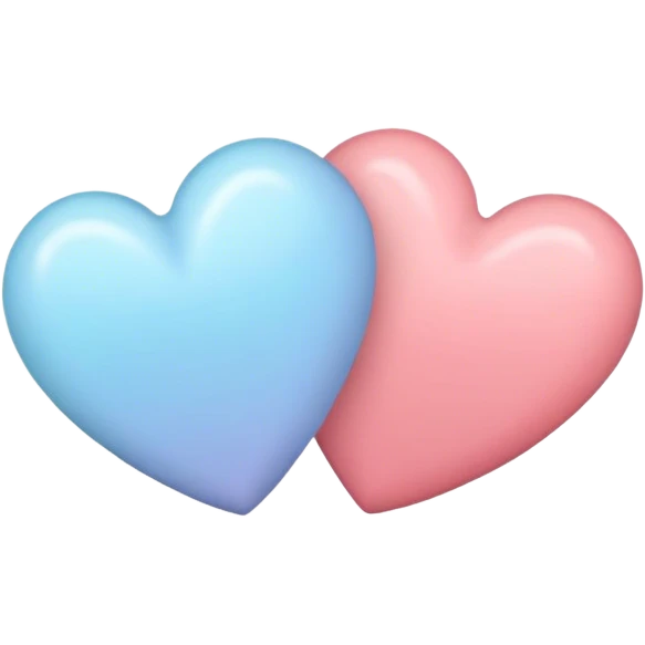 Couple-of-hearts-coloured-light-pastel-shade emoji