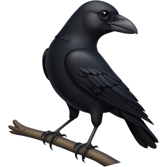 crow symbol  emoji