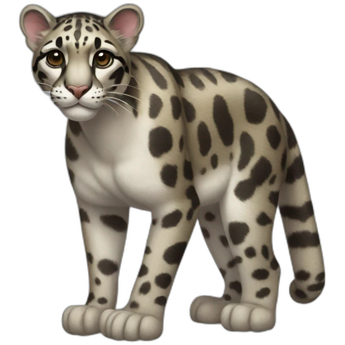 Clouded Leopard Full Body emoji