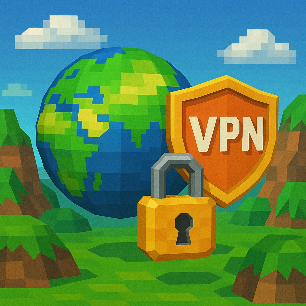 3D globe with VPN and digital security, modern 3D icon style emoji