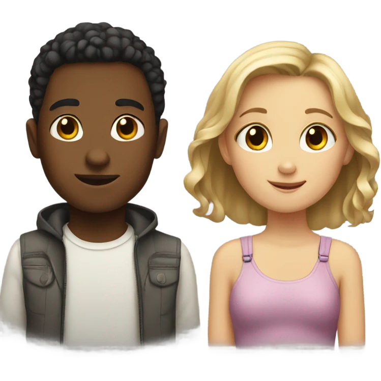 Boy and girl emoji