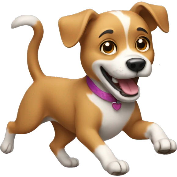 dancing dog emoji