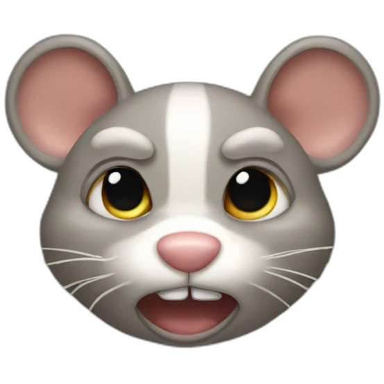Gabriel eglesias as a mouse angry emoji
