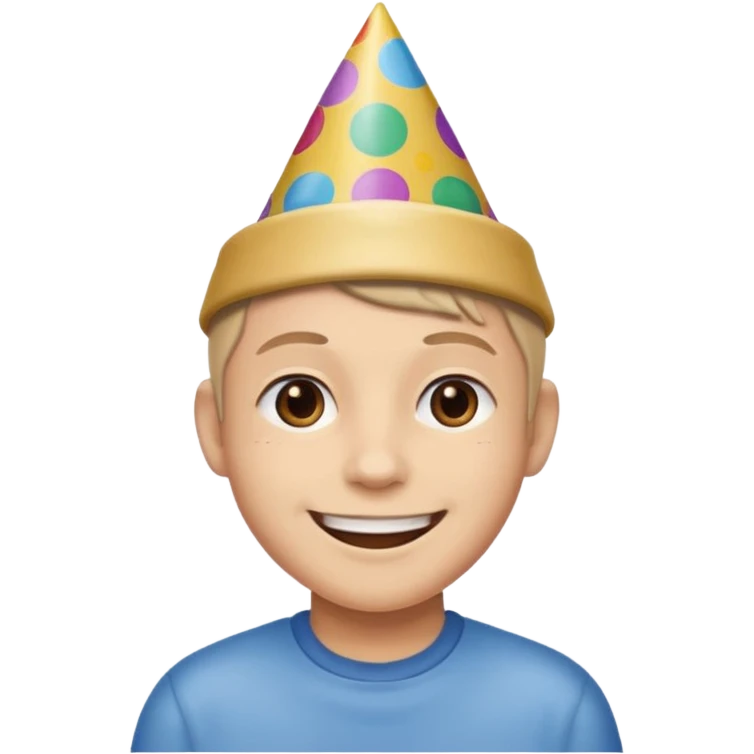 Plane Birthday cap  emoji