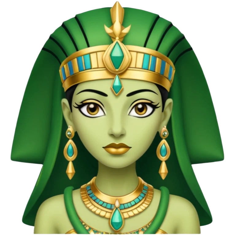 green woman Pharaoh


 emoji