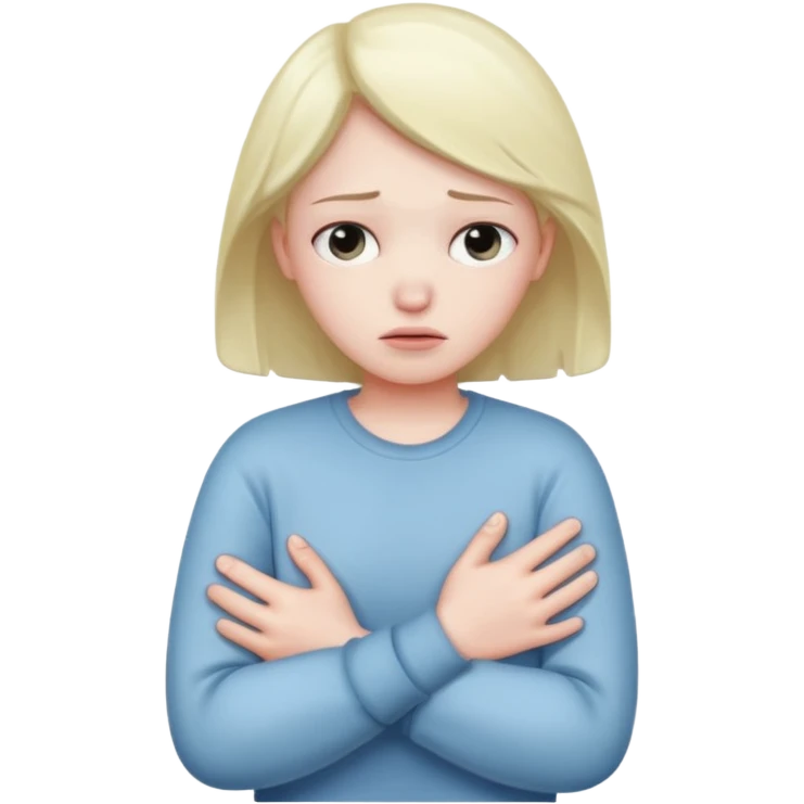 cold expression emoji rubbing arms emoji