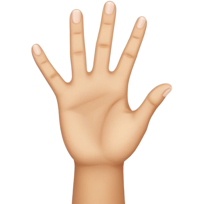 Hand reaching out. emoji
