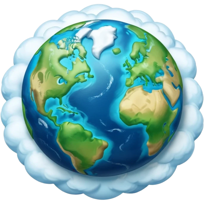 3d planet earth emoji