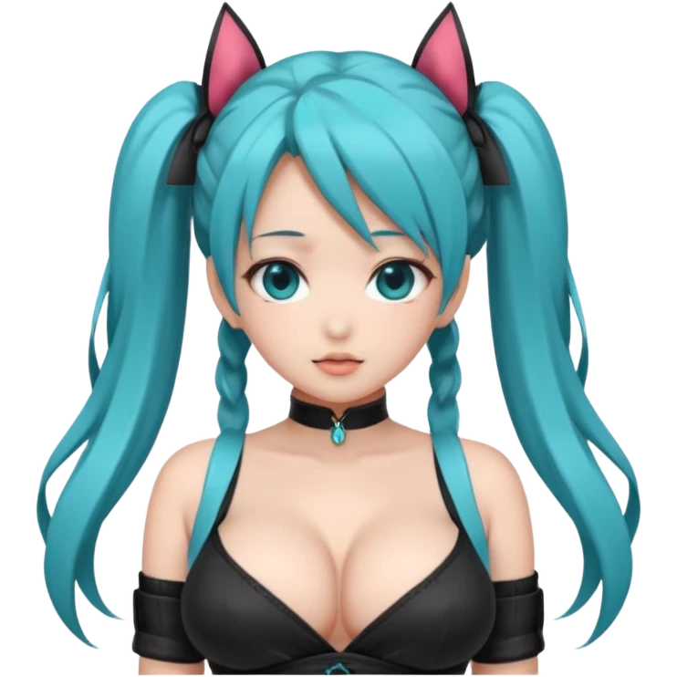 Miku big boobs kinky  emoji