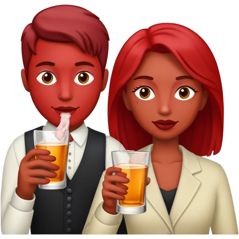 Deux alcooliques  emoji