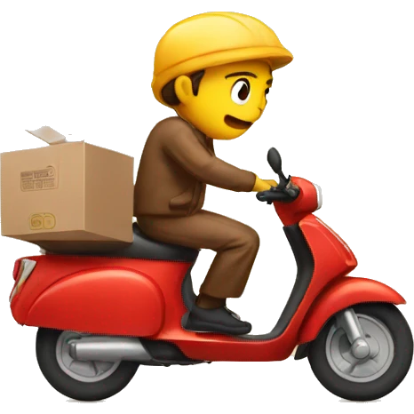 food delivery emoji