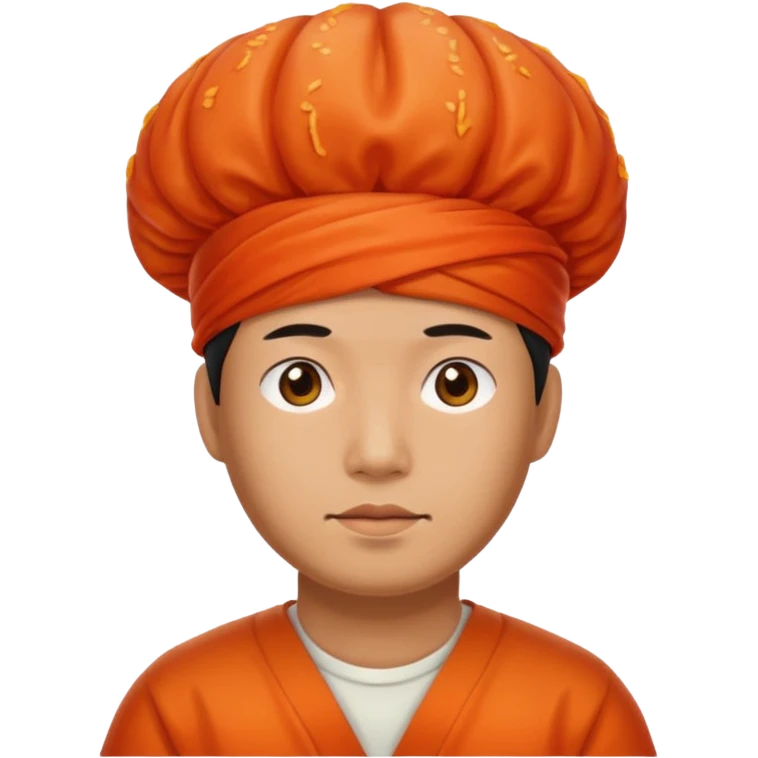 Wearing kimchi man emoji