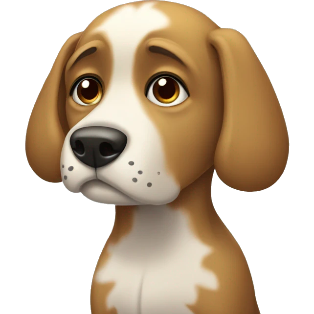 Perro triste emoji