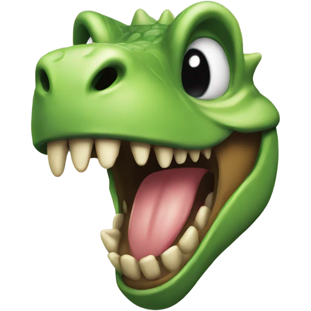 Dino laughing  emoji