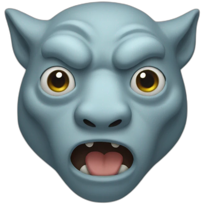 Écriture « Triple monstre » emoji