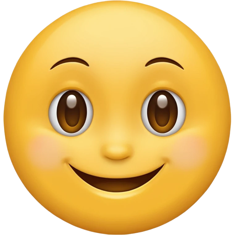 Happy face emoji
