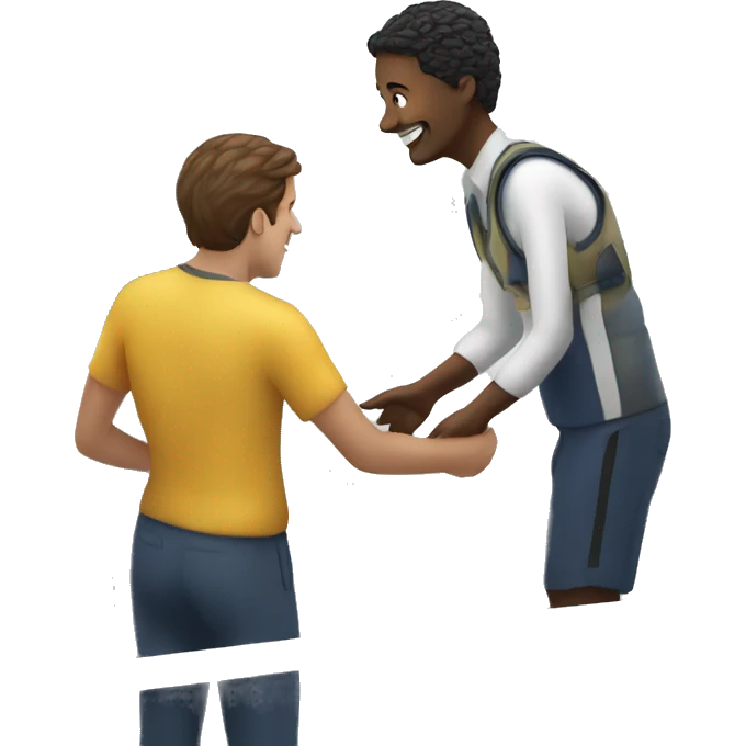 helping a person get on the boat emoji