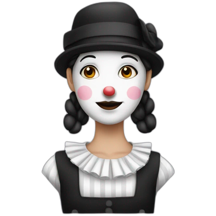 Mime girl emoji