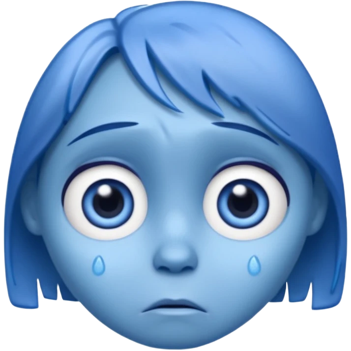 Sadness from the Inside Out movie emoji