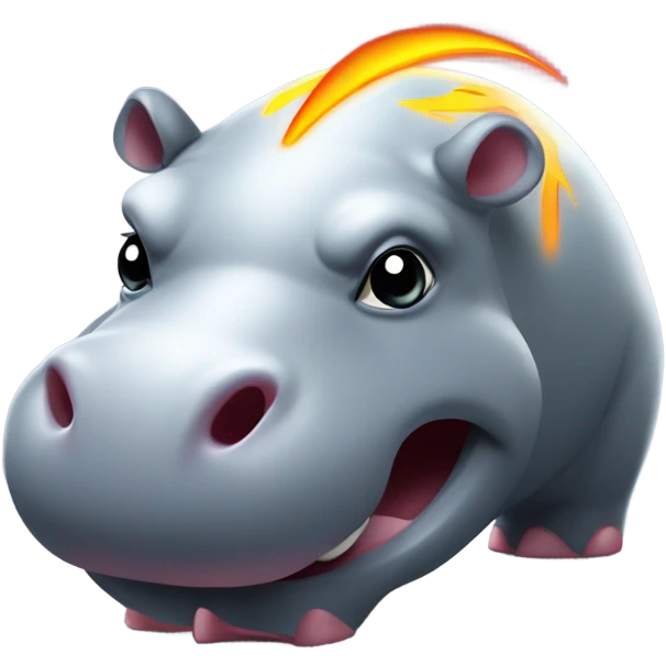 Hippo Turbo Boost emoji