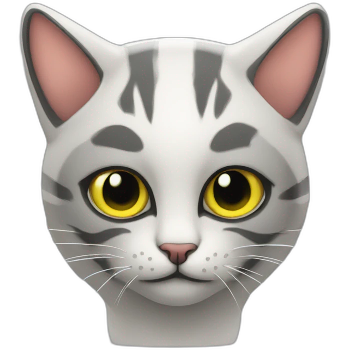 Cyber puck cat wearing dhorti emoji