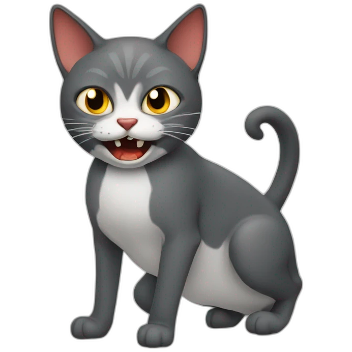 Evil cat emoji