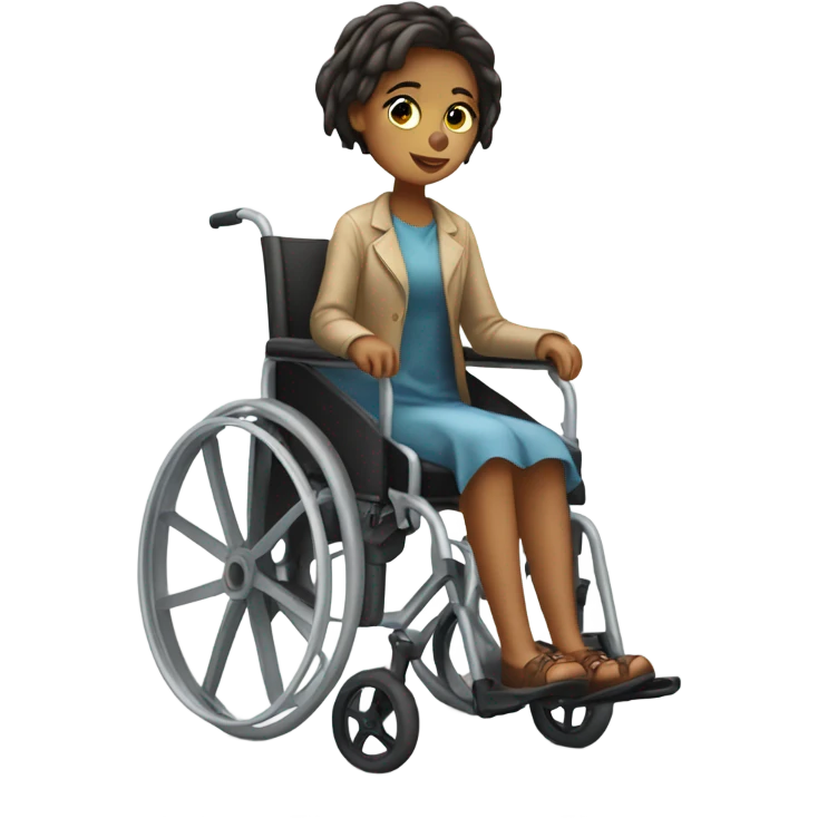 Poland Girl in a wheelchair  emoji