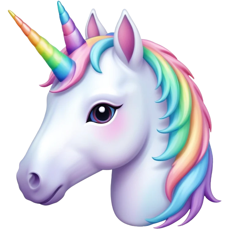 Rainbow unicorn  emoji