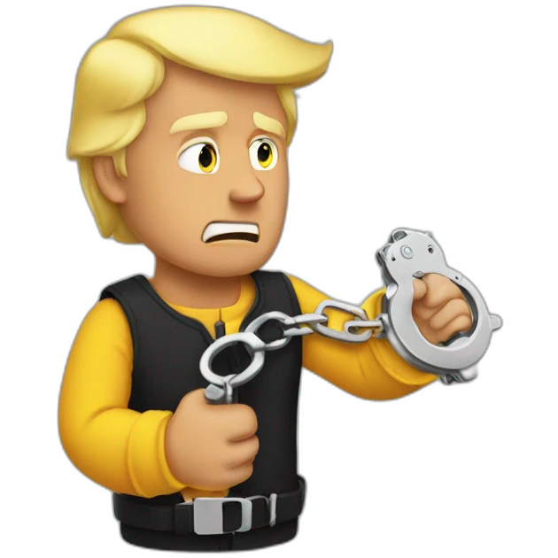trump-in-handcuffs emoji