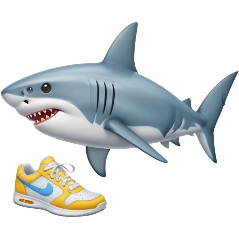 Shark with tenis emoji
