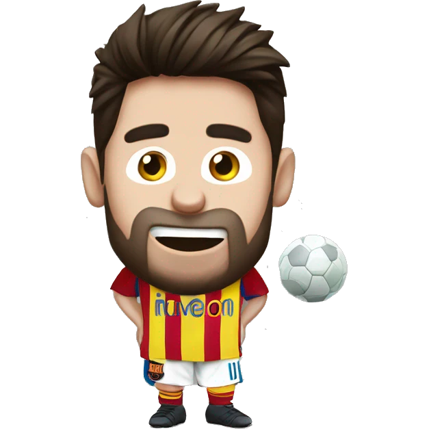 messi tomando coca emoji
