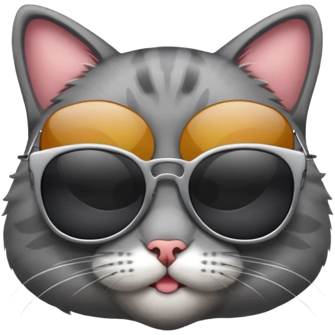 Cat wearing sunglasses emoji