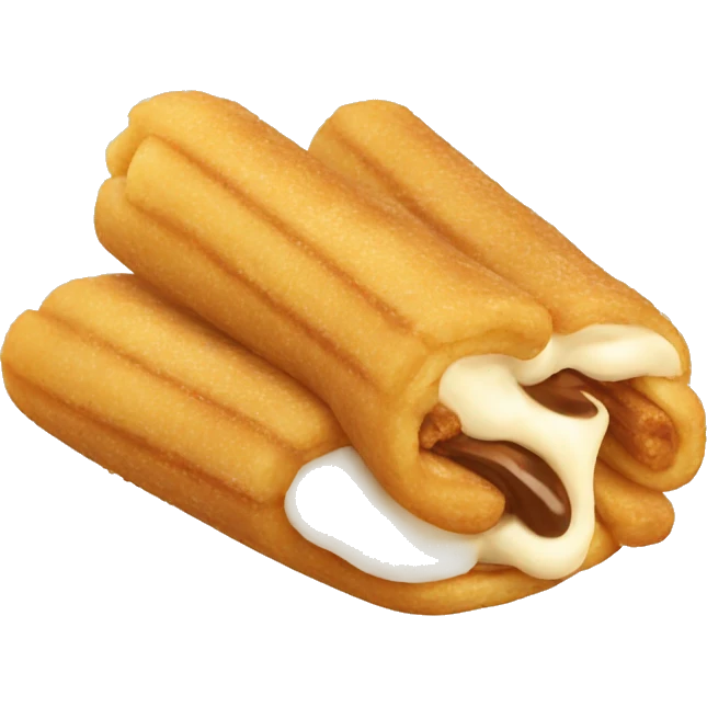 filled cream churro emoji