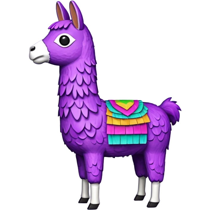 Purple Loot llama Pinata emoji