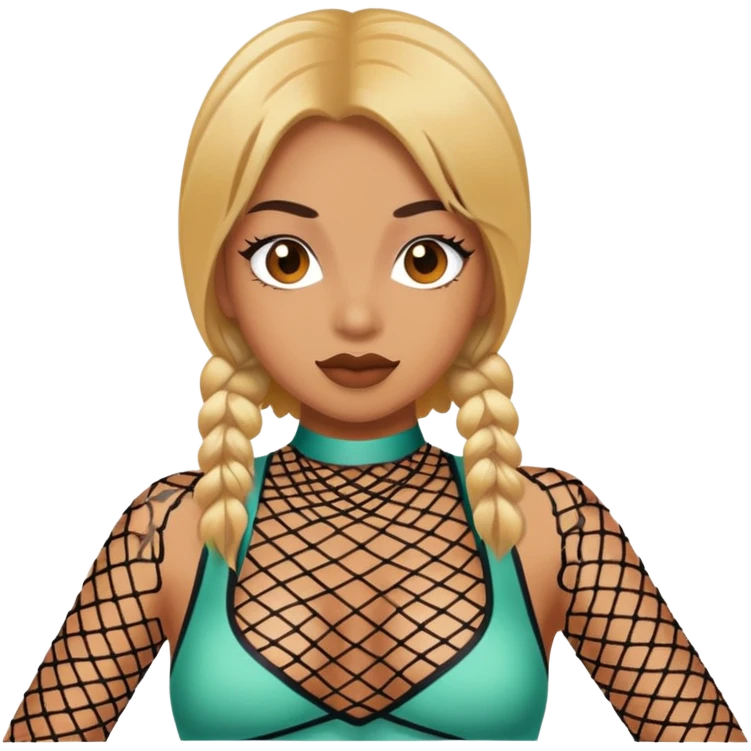 hawaii with fishnets emoji