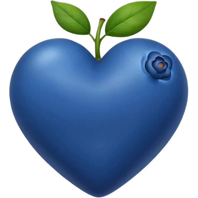 heart blueberry farm  emoji