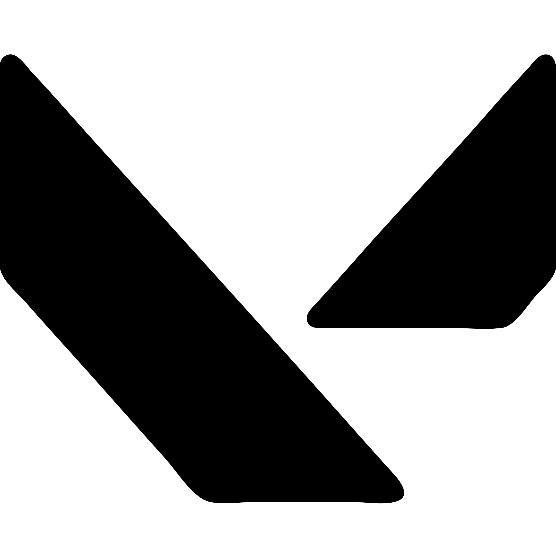 Valorant logo with the letter V emoji