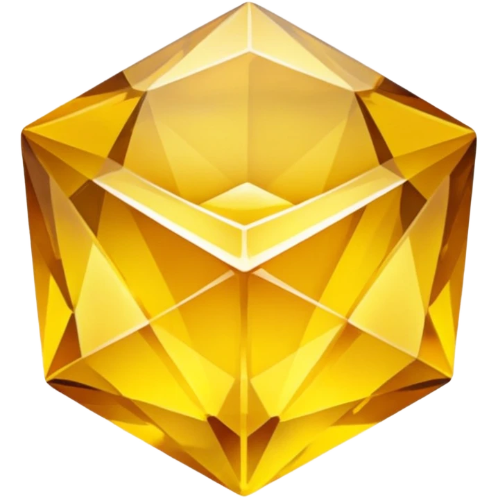 raw yellow crystal emoji