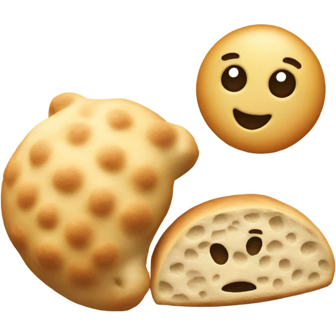 Dough and a rolling pinemoj emoji