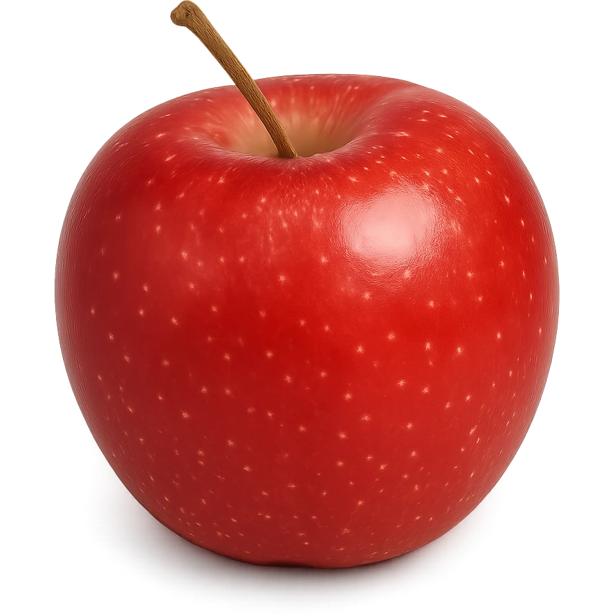 a red apple emoji