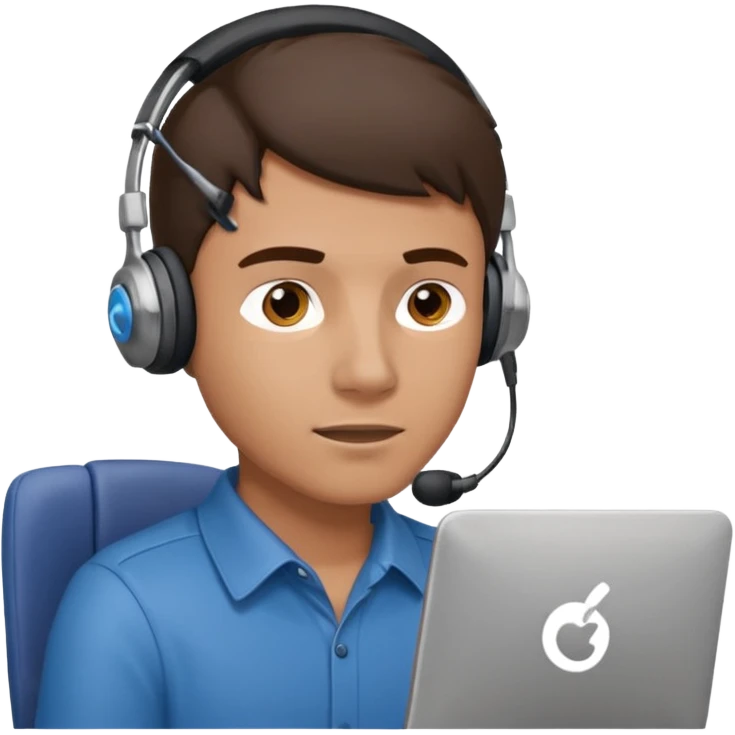 call center man emoji